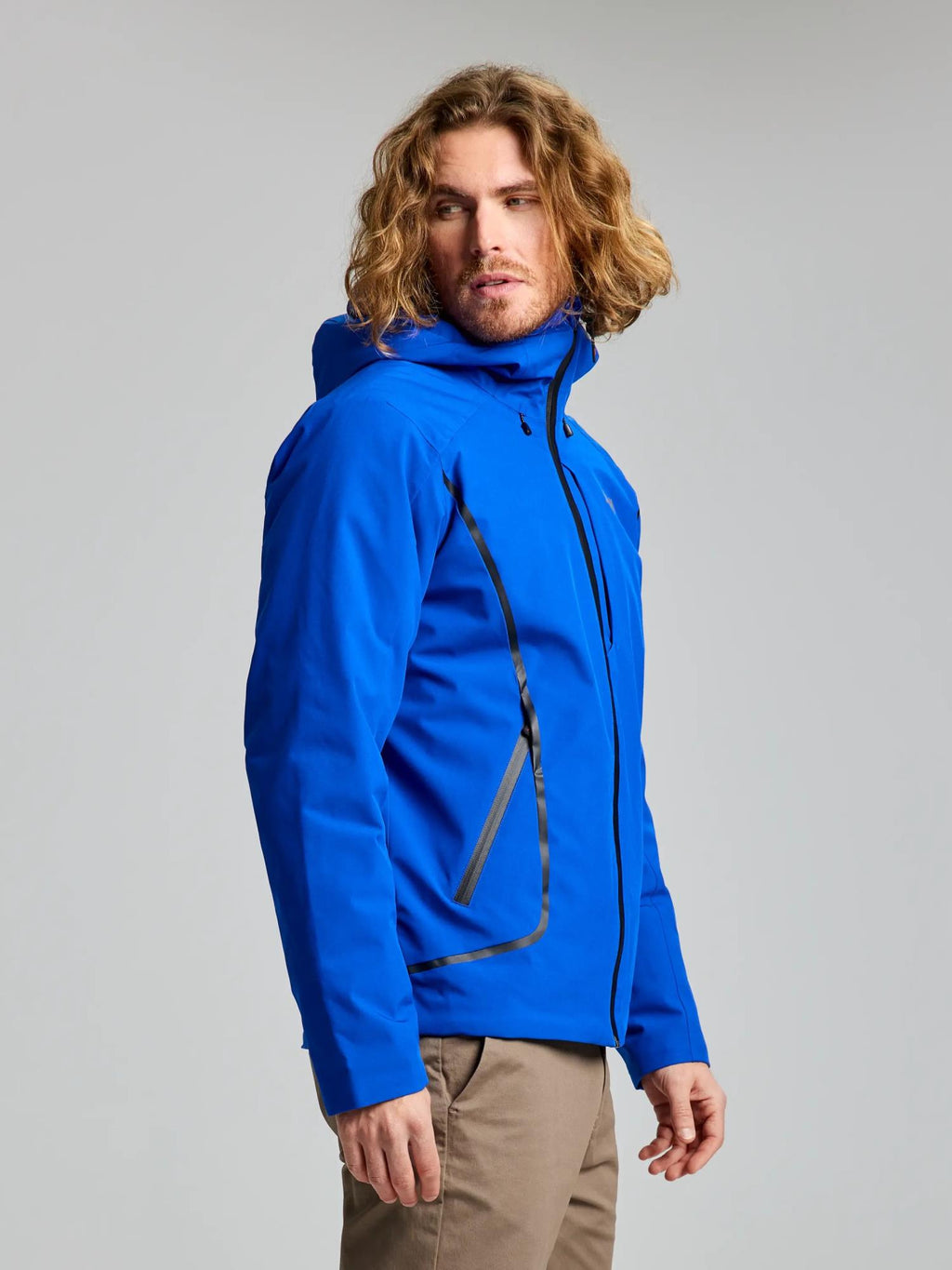ACT HOODED INS JKT - Kék