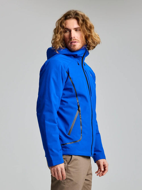 ACT HOODED INS JKT - Kék