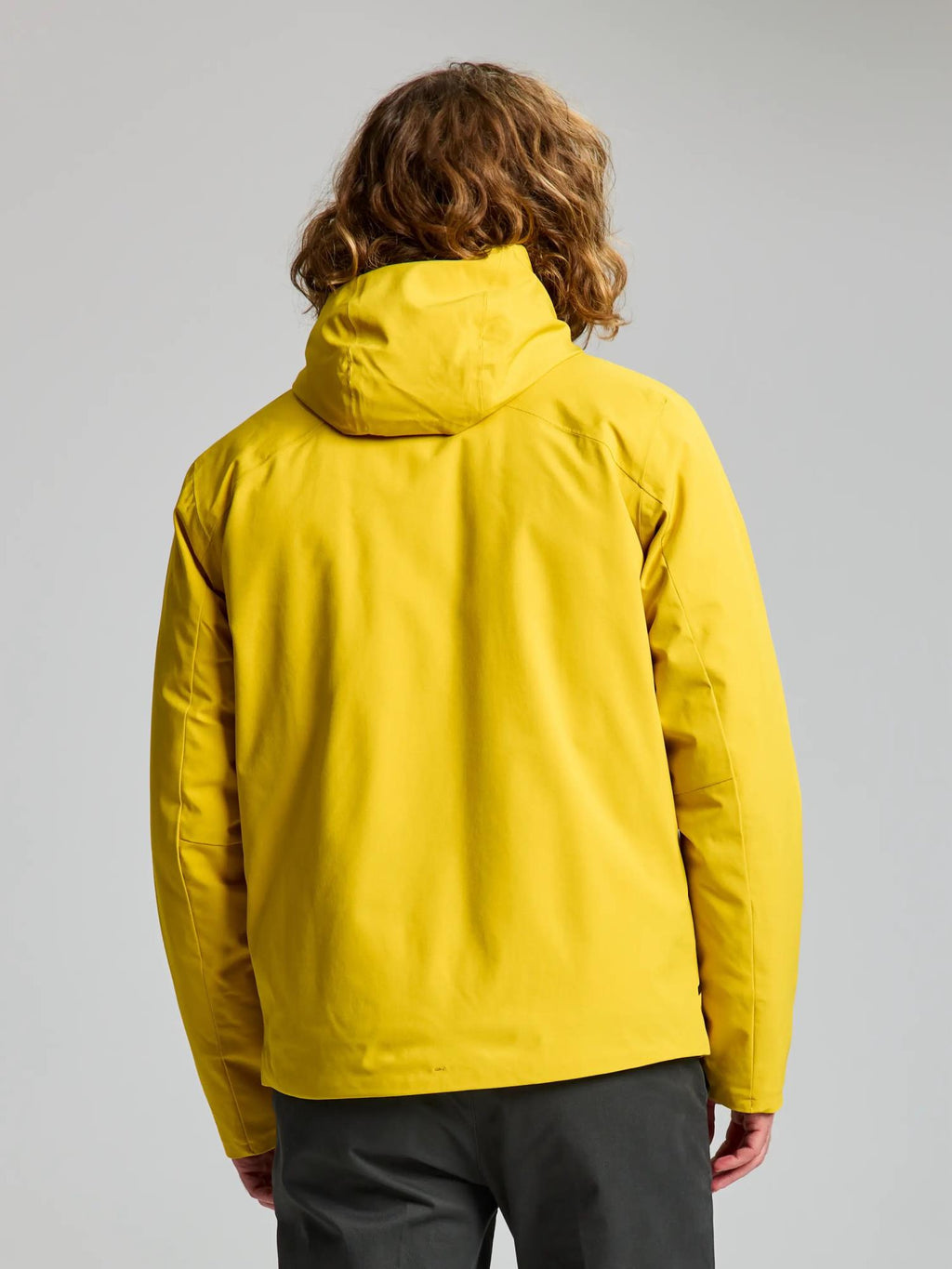 ACT HOODED INS JKT - Sárga