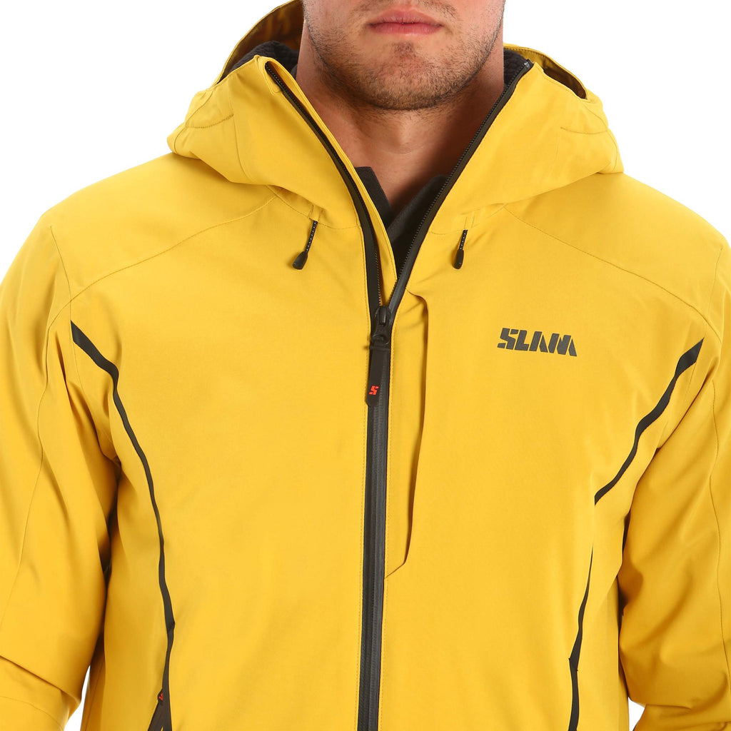 ACT HOODED INS JKT - Sárga