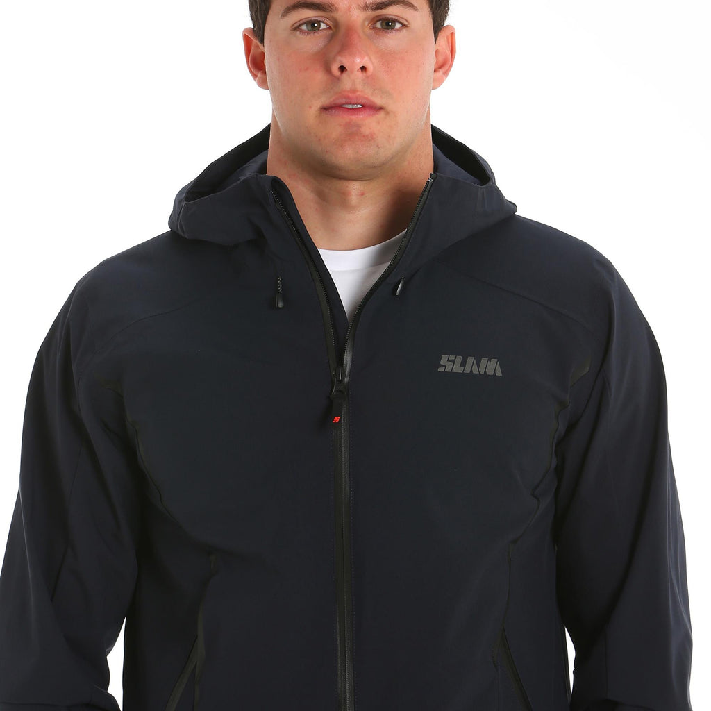 ACT HOODED JACKET - Navy