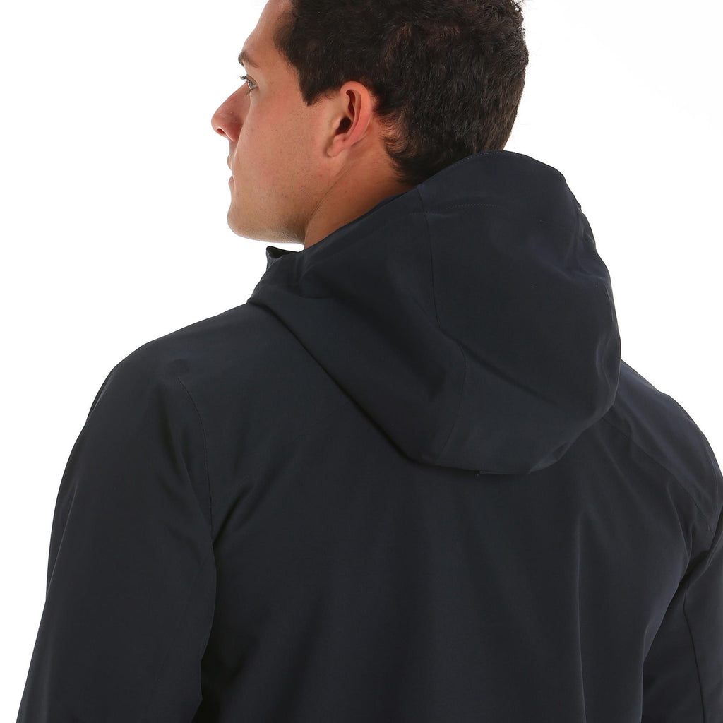 ACT HOODED JACKET - Navy