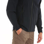ACT HOODED JACKET - Navy