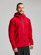 ACT HOODED JACKET - Chili