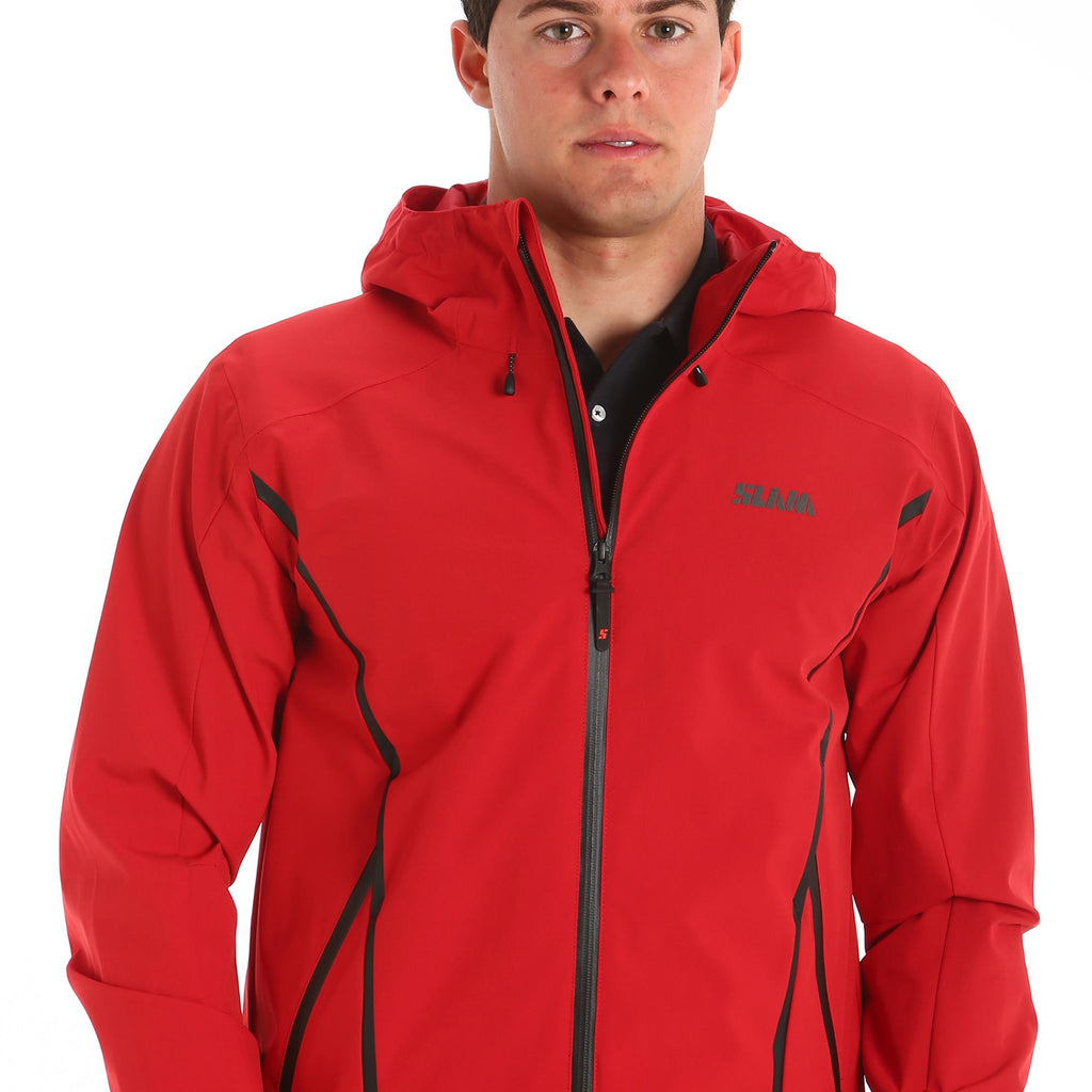 ACT HOODED JACKET - Chili