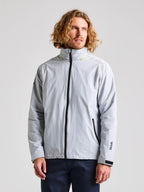CREW WARM HOODED JACKET - Titánium