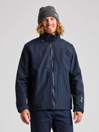 CREW WARM HOODED JACKET - Navy