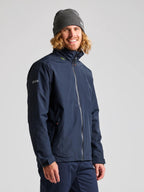 CREW WARM HOODED JACKET - Navy