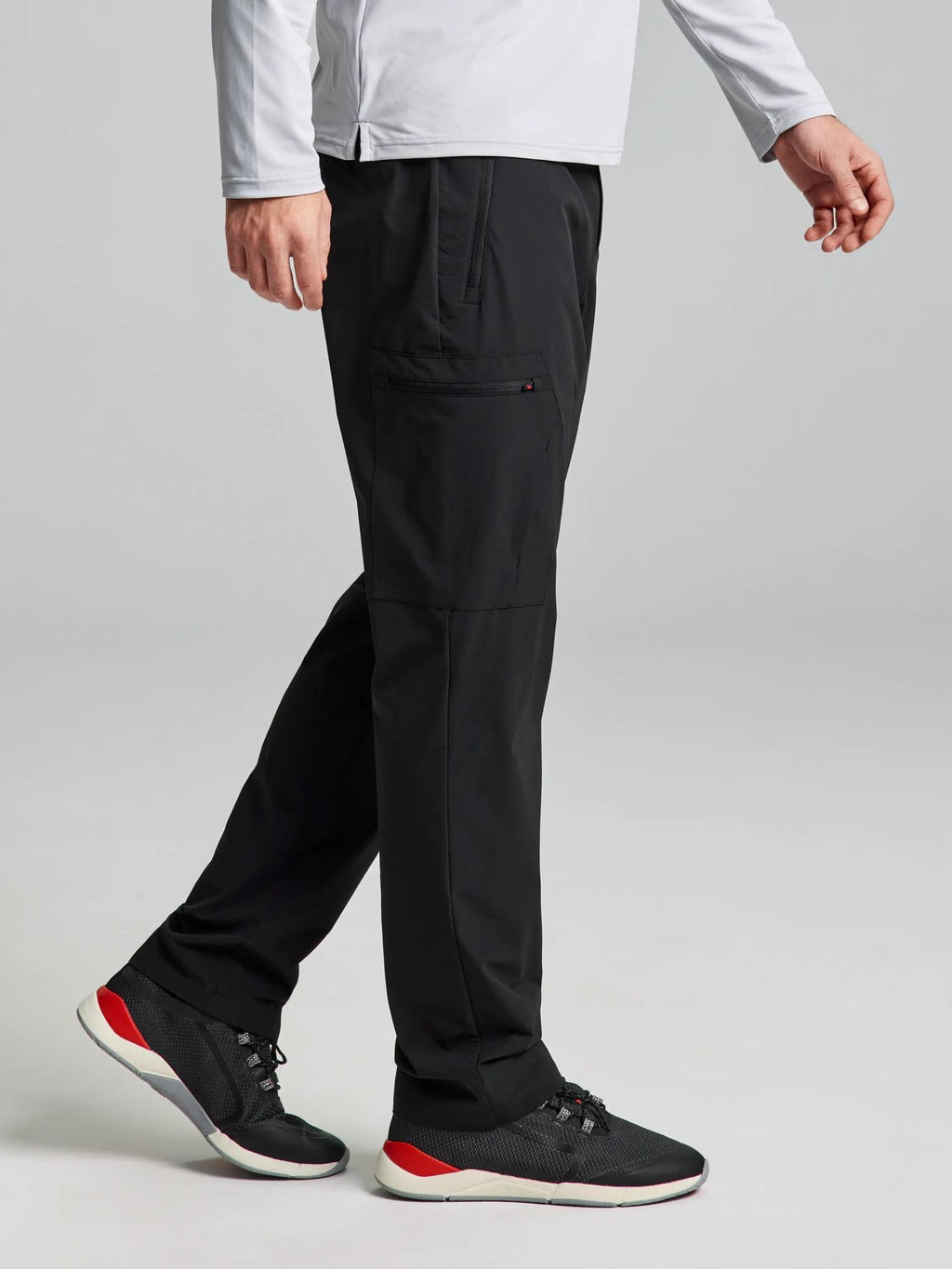 TECH CARGO PANT - Fekete