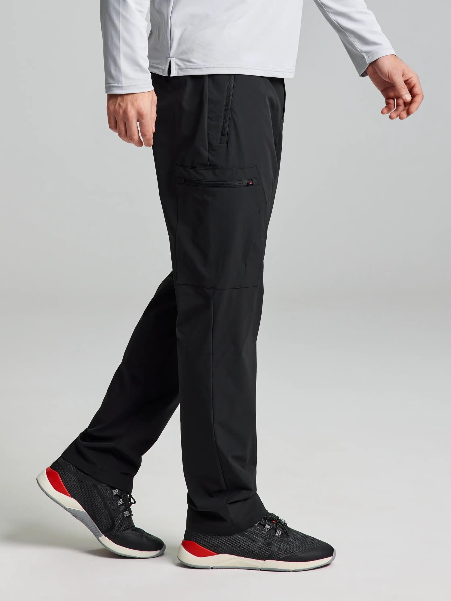 TECH CARGO PANT - Fekete