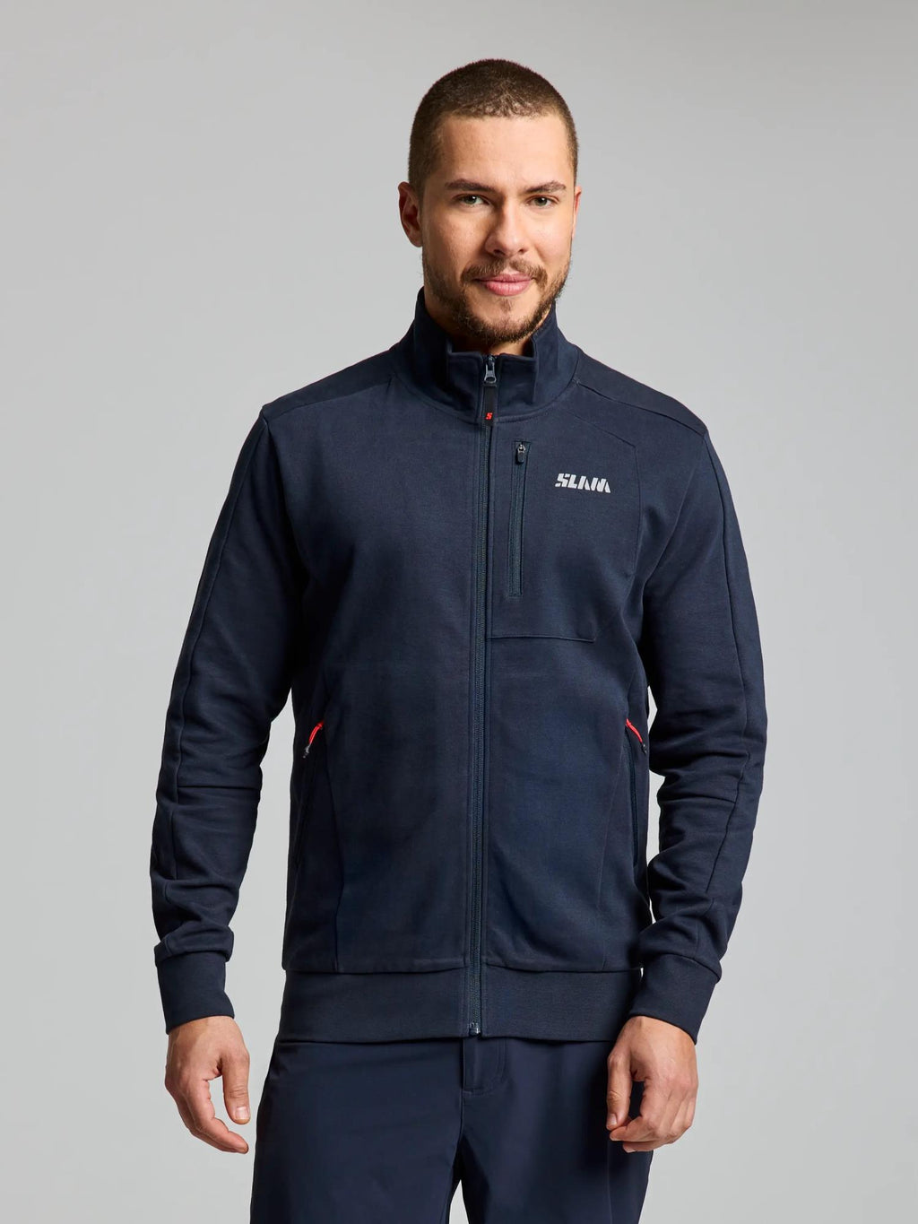 DECK FZ SWEATER - Navy