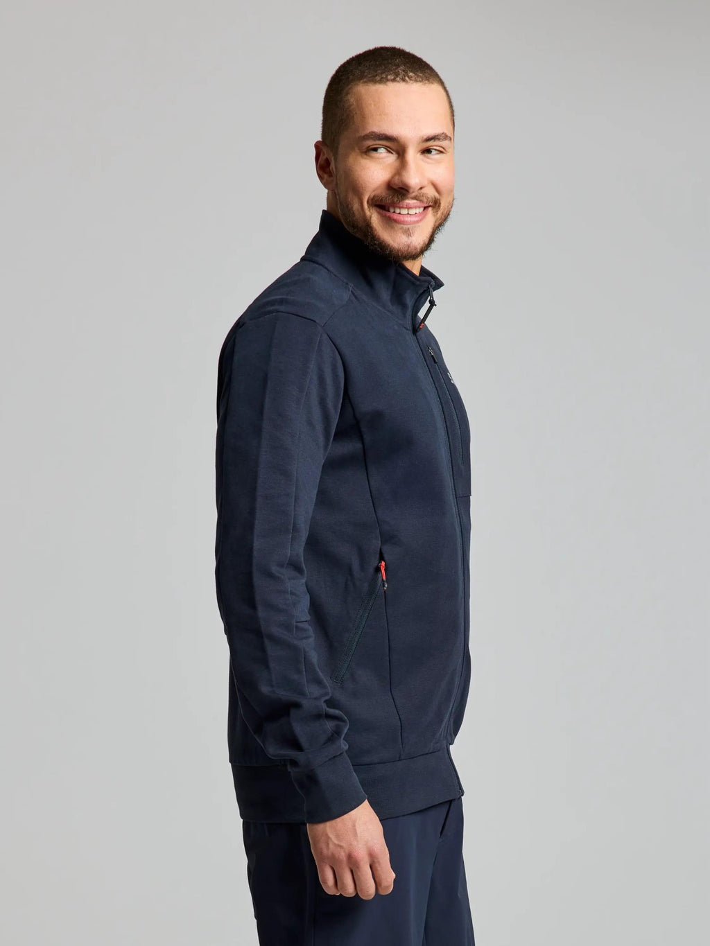 DECK FZ SWEATER - Navy