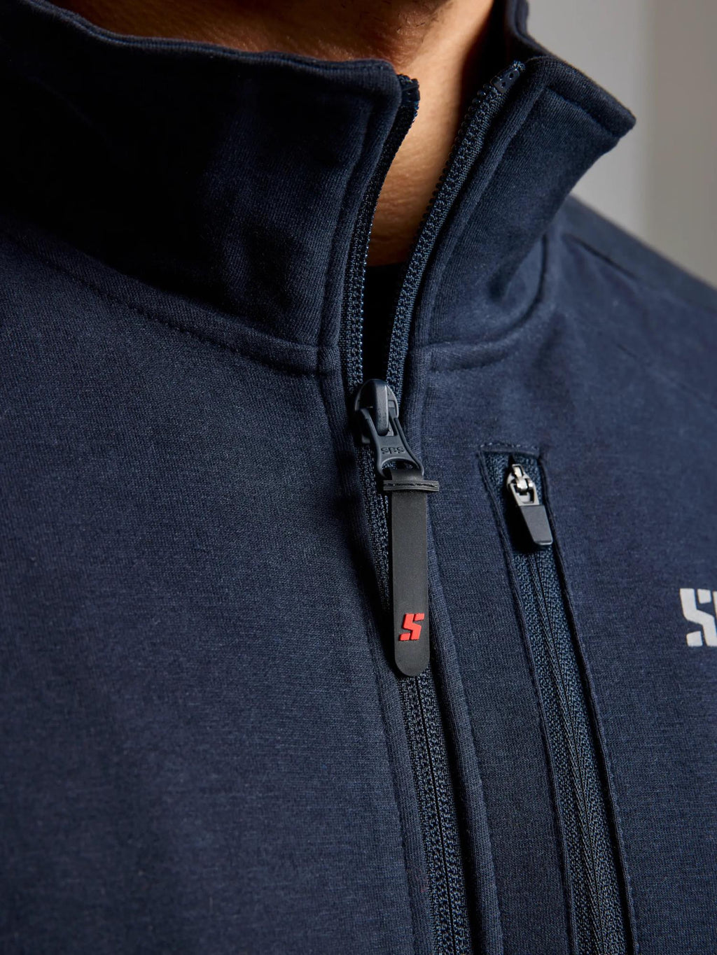 DECK FZ SWEATER - Navy
