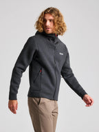 ACT FULL-ZIP HOODIE - Szén