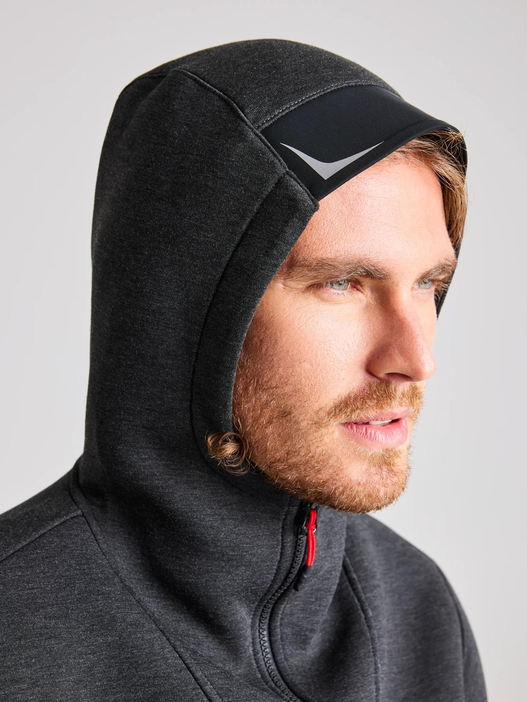 ACT FULL-ZIP HOODIE - Szén