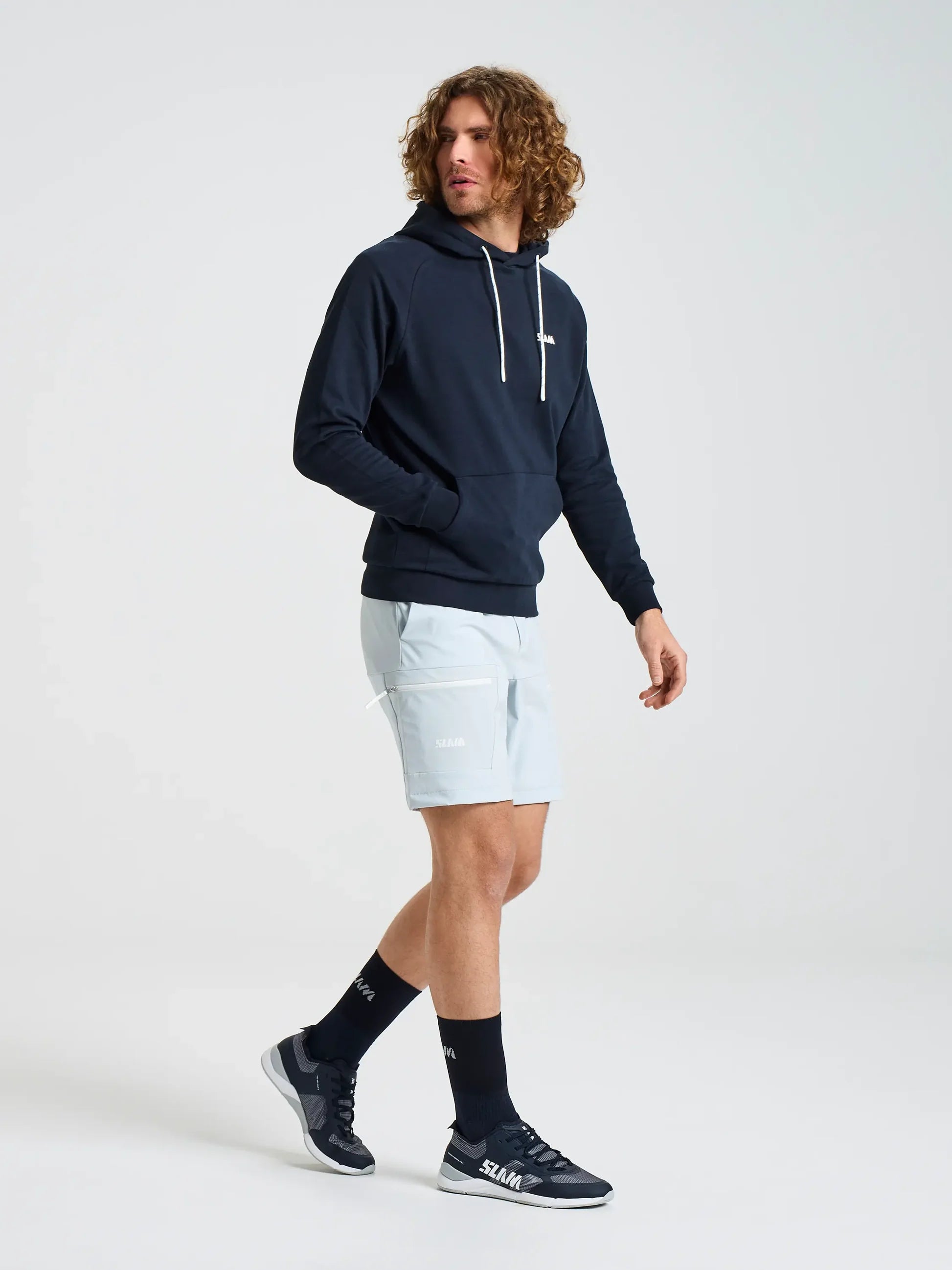 LOGO HOODIE - Navy