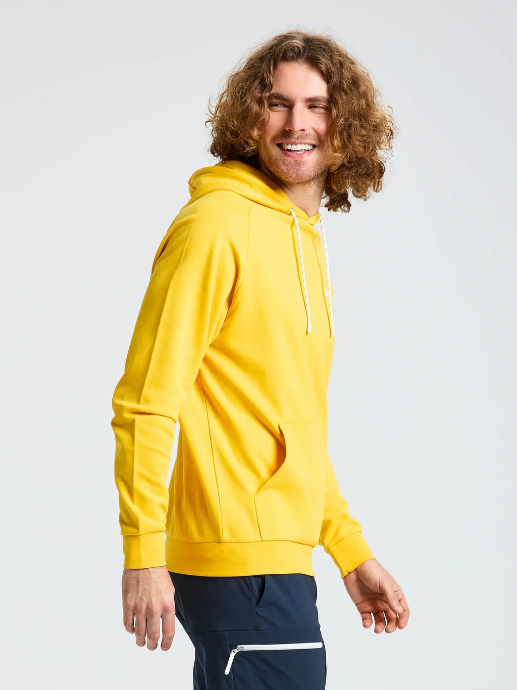 LOGO HOODIE - Sárga