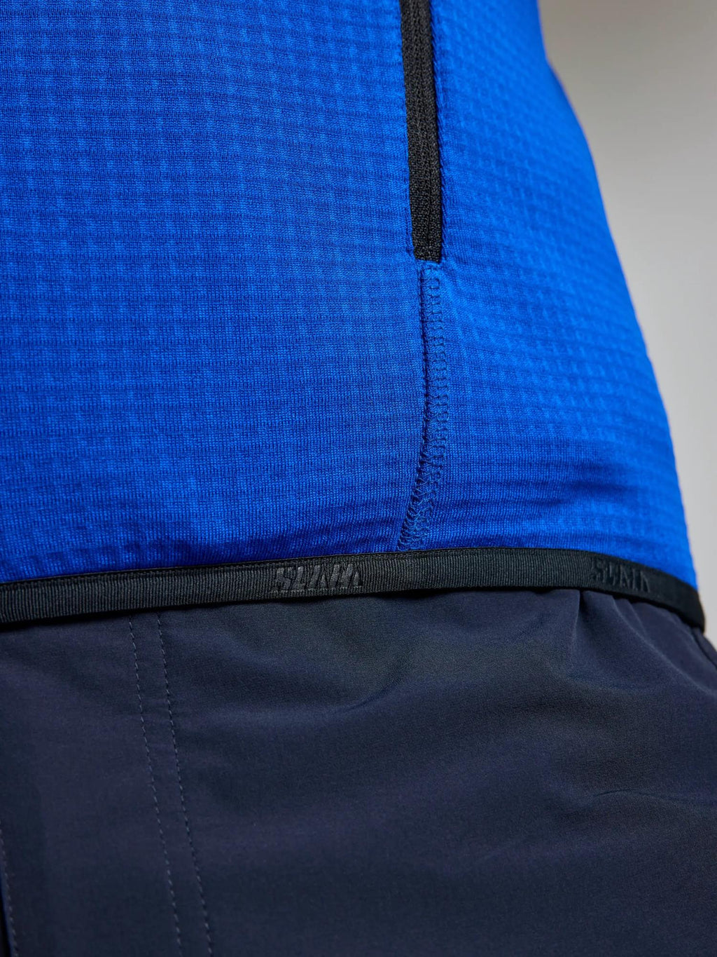 ACT GRID FLEECE - Olimpia kék