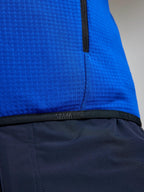 ACT GRID FLEECE - Olimpia kék