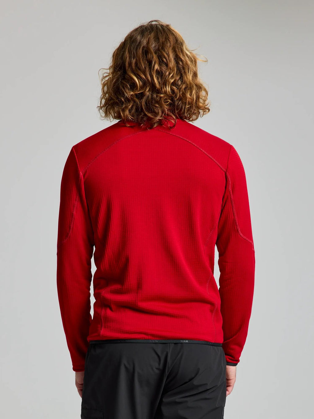 ACT GRID FLEECE - Chili