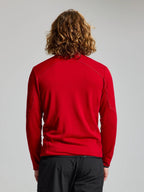 ACT GRID FLEECE - Chili