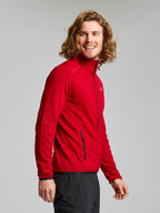 ACT GRID FLEECE - Chili