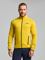 ACT GRID FLEECE - Sárga