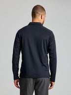 TECH PIQUE POLO LS - Fekete