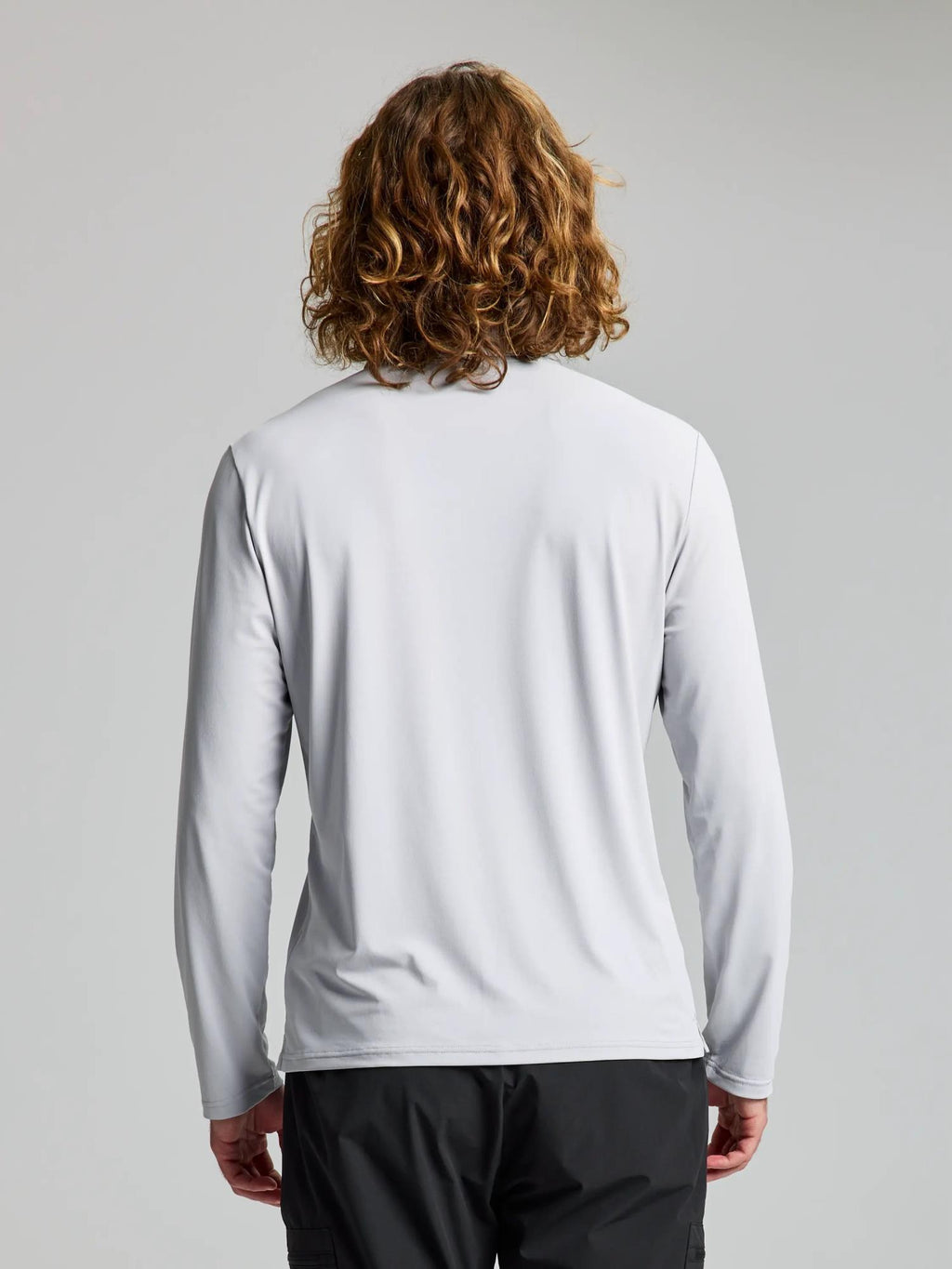 TECH PIQUE POLO LS - Szürke