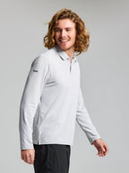 TECH PIQUE POLO LS - Szürke