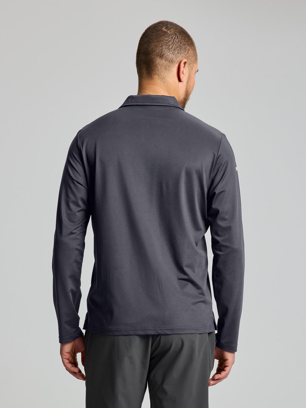 TECH PIQUE POLO LS - Titánium