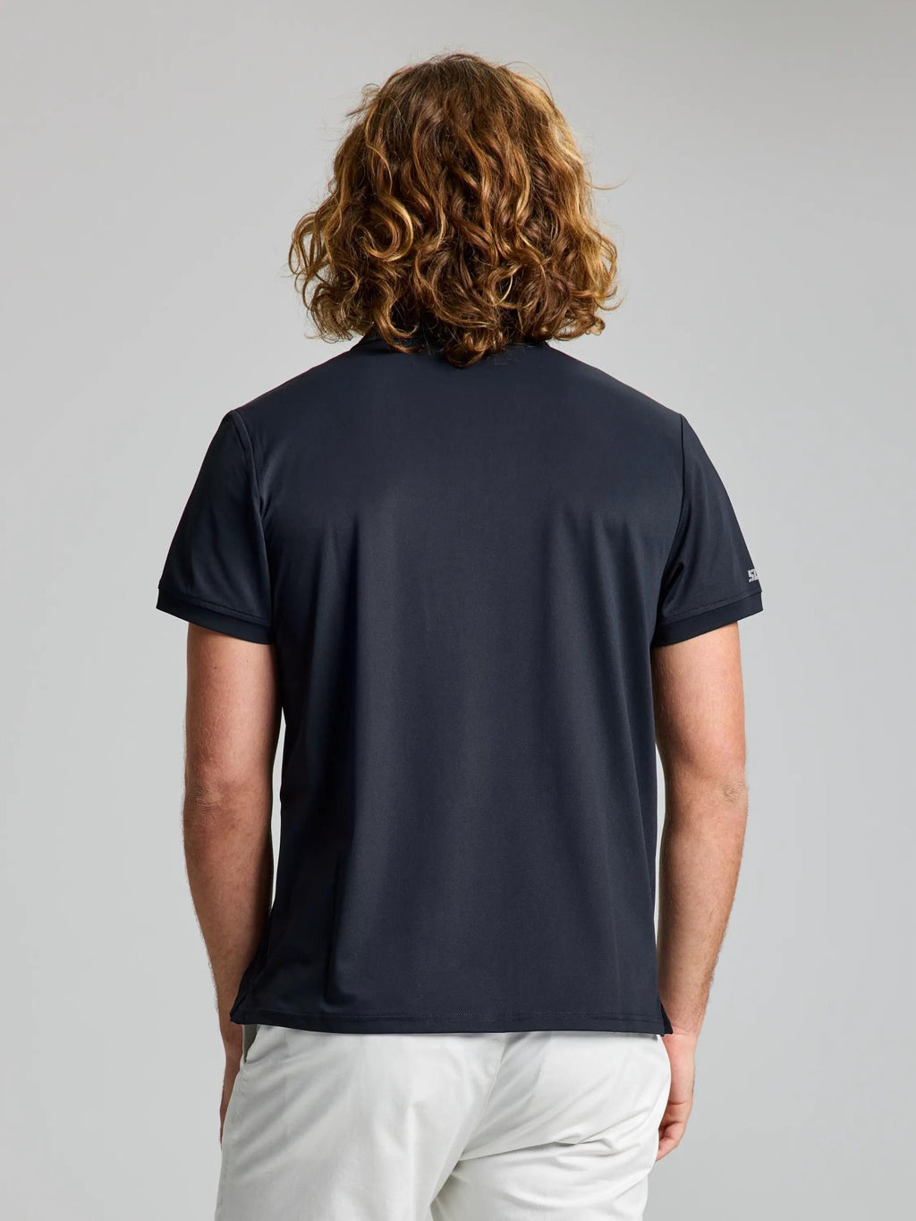 TECH PIQUE POLO SS - Fekete