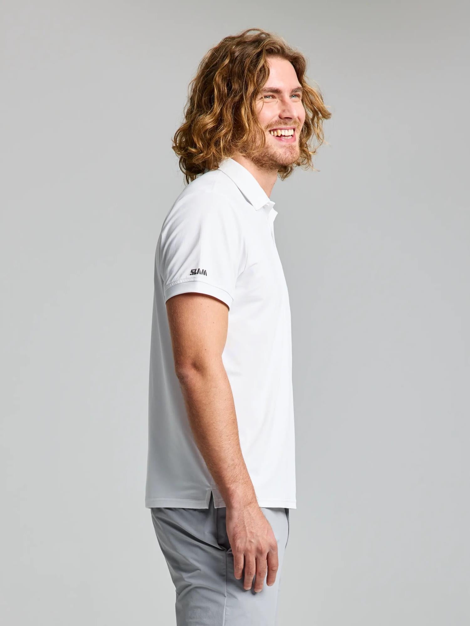TECH PIQUE POLO SS - Fehér