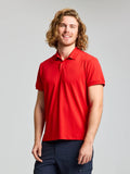 TECH PIQUE POLO SS - Piros