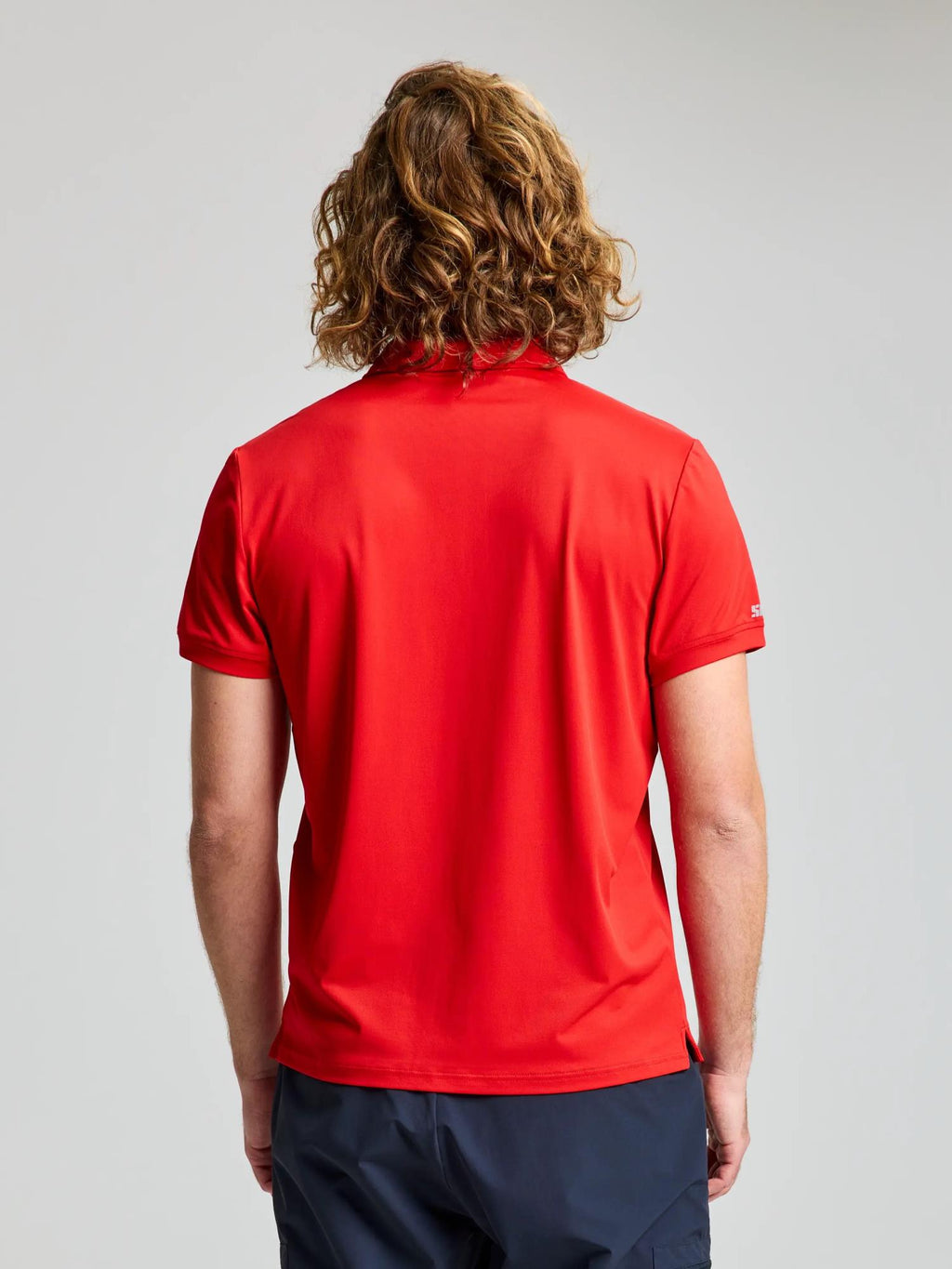 TECH PIQUE POLO SS - Piros