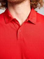 TECH PIQUE POLO SS - Piros