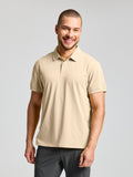 TECH PIQUE POLO SS - Dry Sand