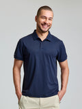TECH PIQUE POLO SS - Navy