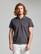 TECH PIQUE POLO SS - Titánium