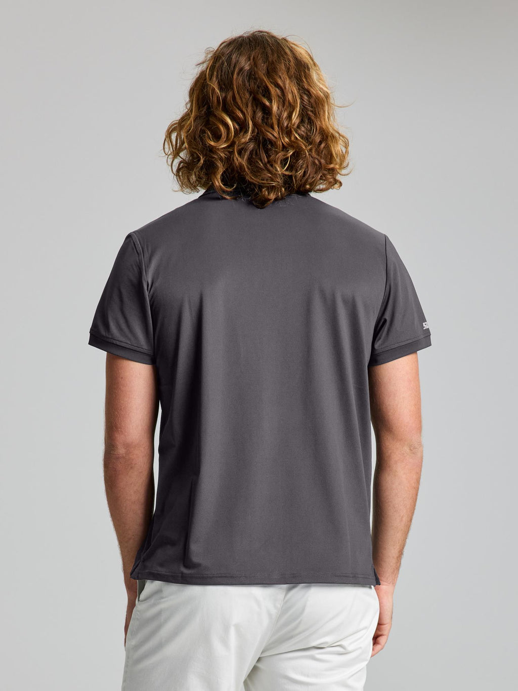 TECH PIQUE POLO SS - Titánium