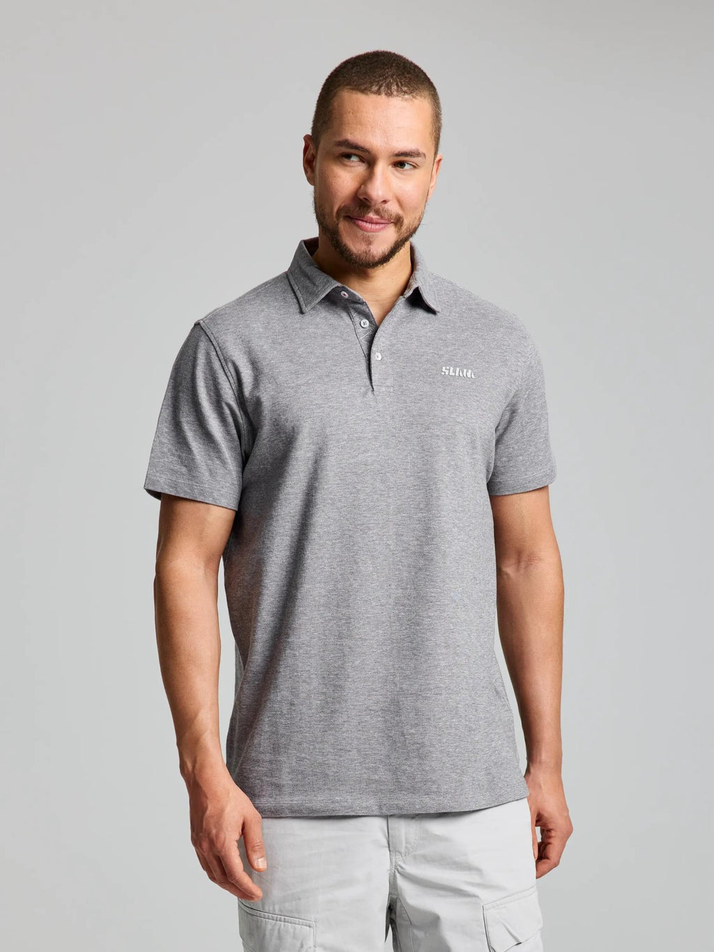 POLO HEBA SS - Titánium