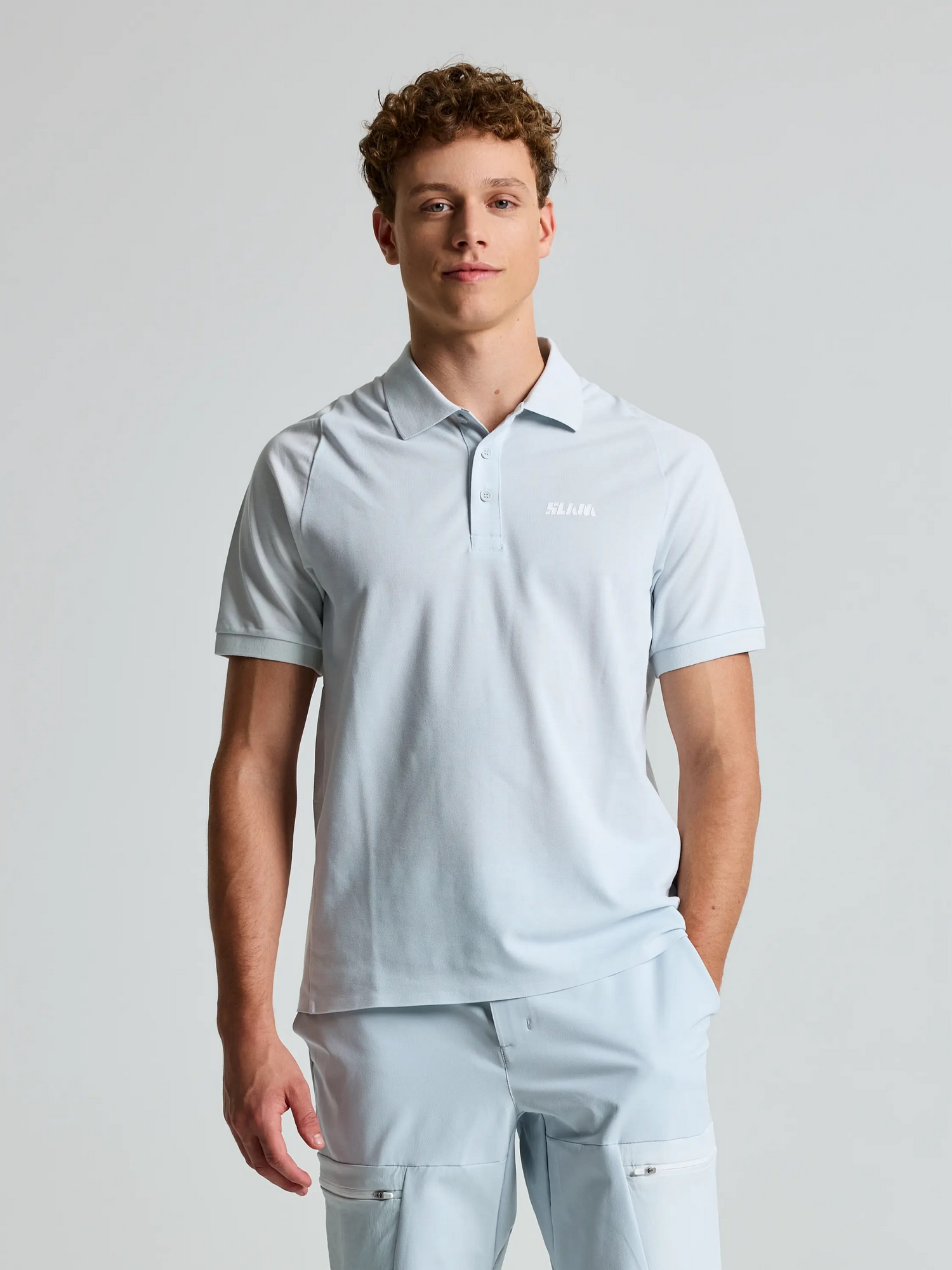 OD DRIRELEASE POLO SS - Szürke