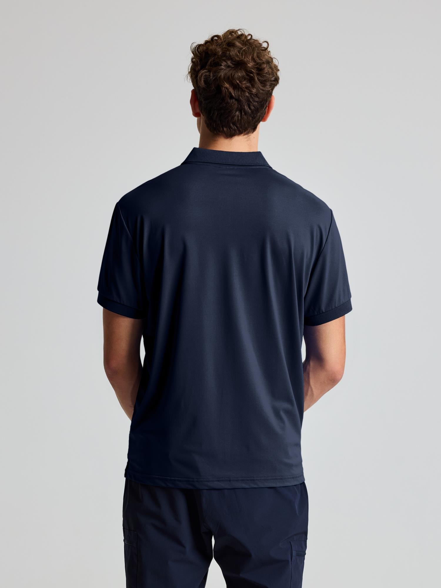 TECH PIQUE POLO EVO SS - Navy