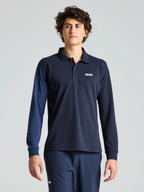 OD DRIRELEASE POLO LS - Navy