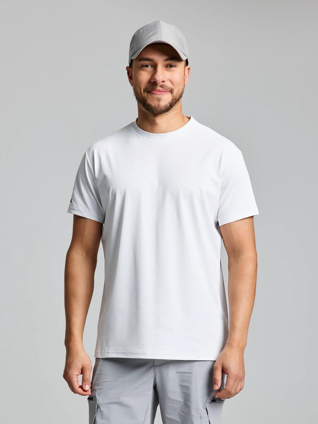 TECH PIQUE T-SHIRT - Fehér