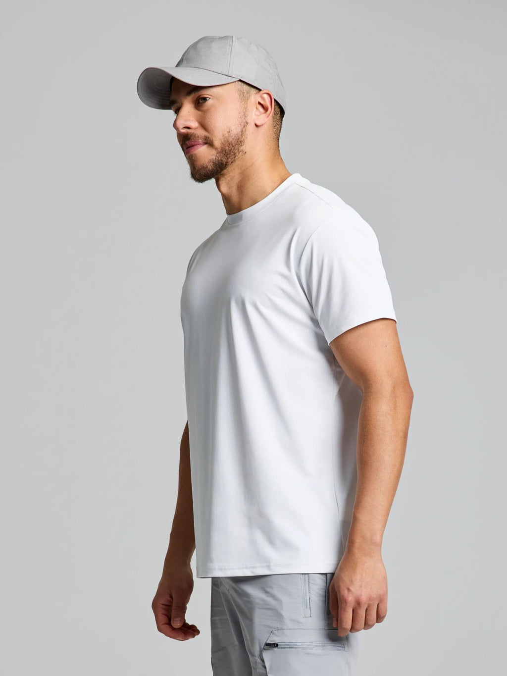 TECH PIQUE T-SHIRT - Fehér