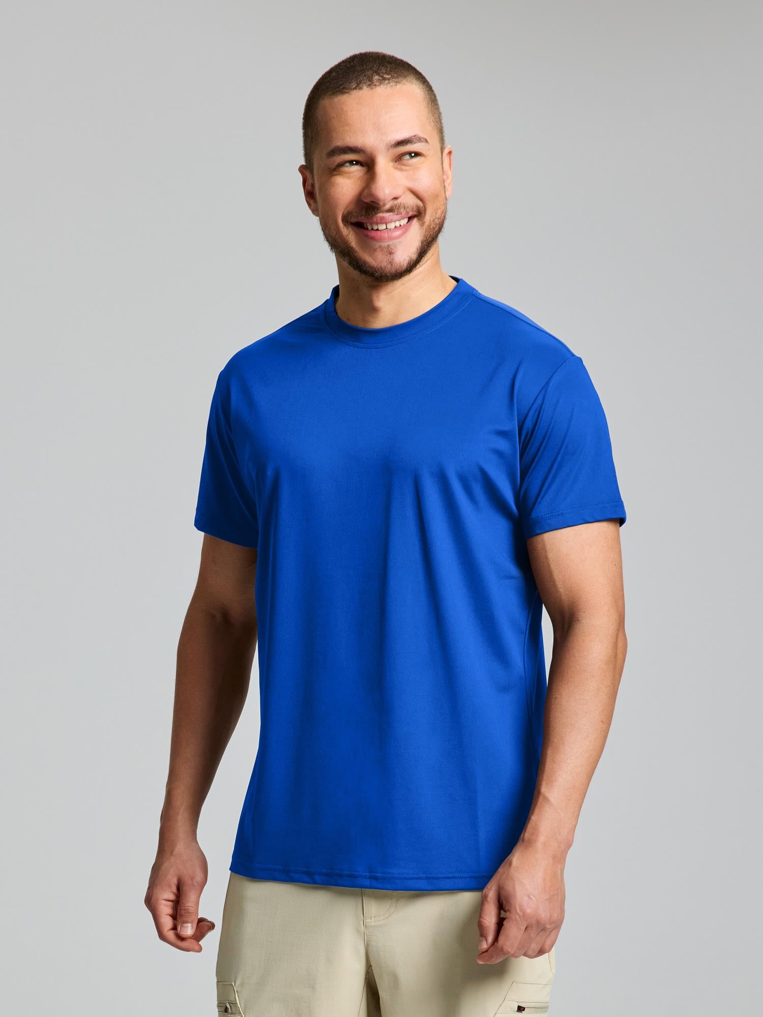 TECH PIQUE T-SHIRT - Olimpia kék