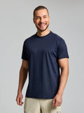 TECH PIQUE T-SHIRT - Navy