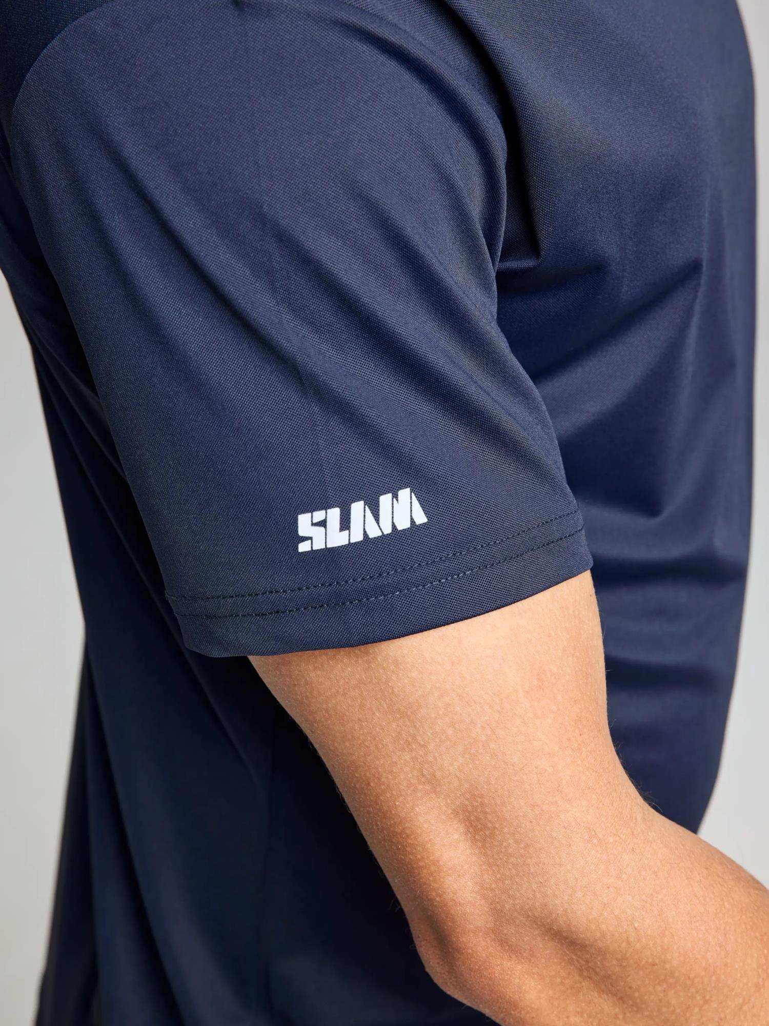 TECH PIQUE T-SHIRT - Navy