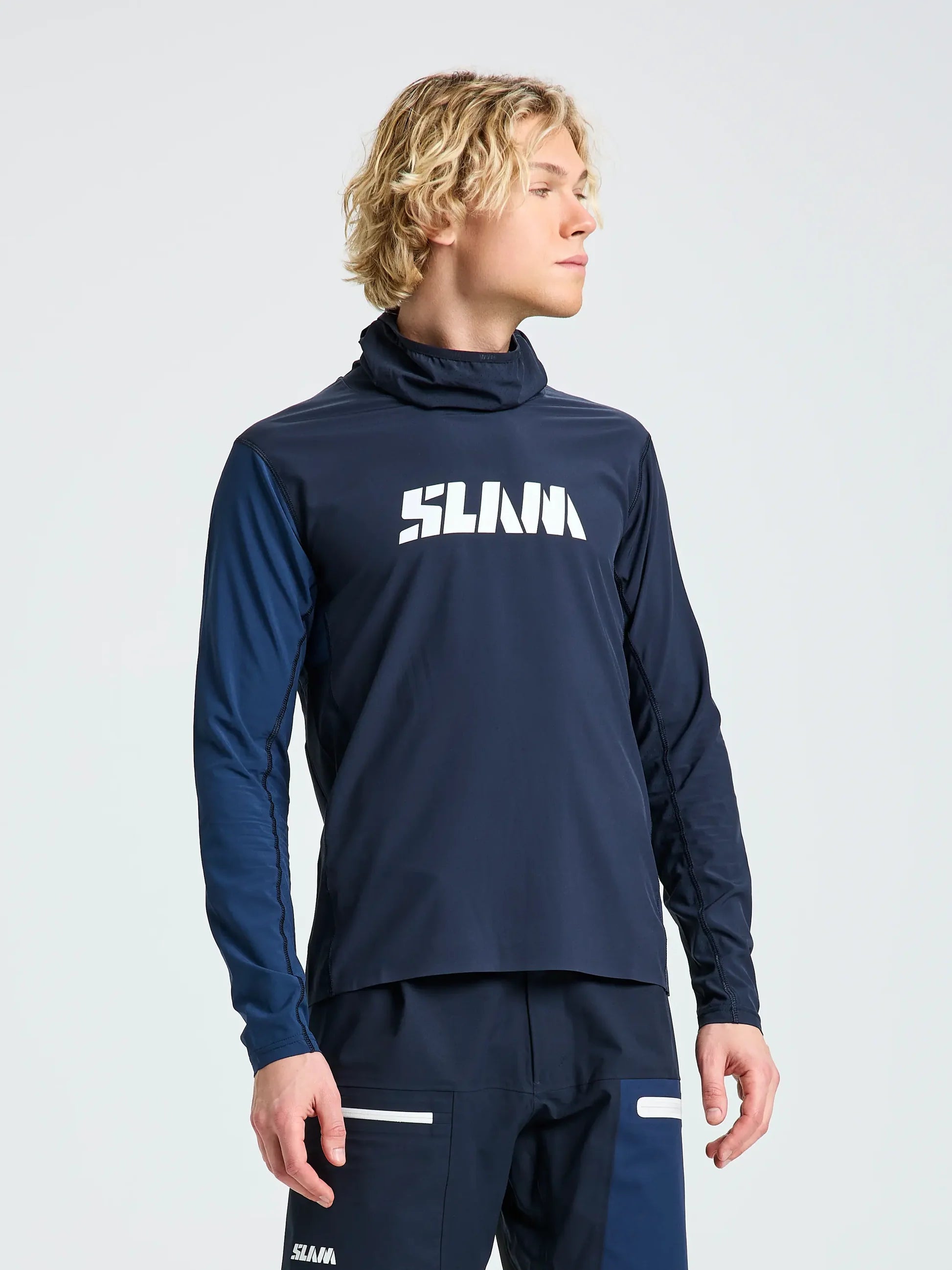 OD TECH HOODED T-SHIRT - Navy